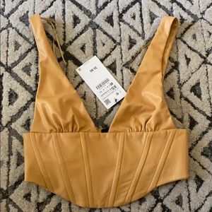 Zara corset top